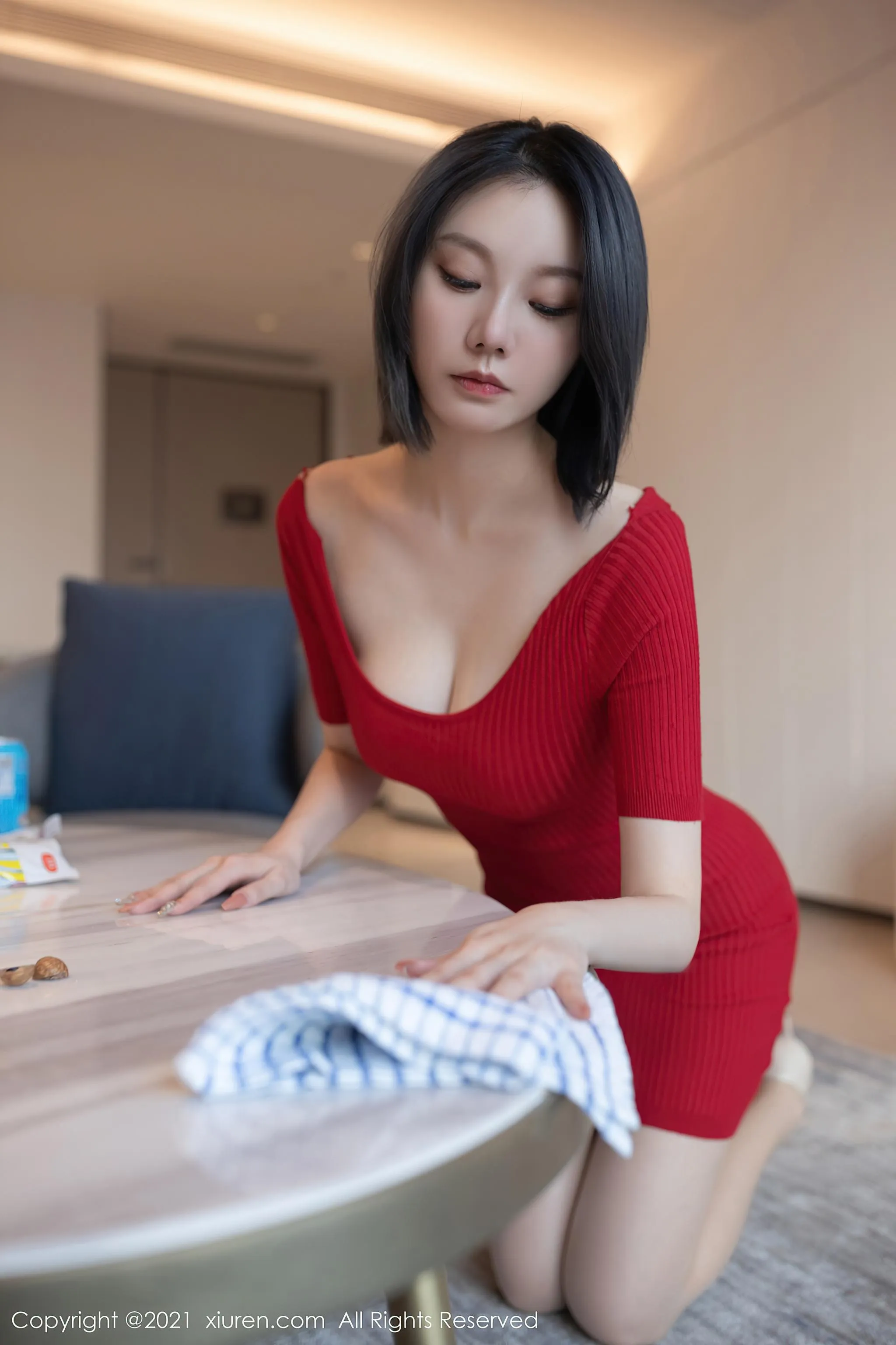 [XIUREN秀人网] 2021.10.18 NO.4077 安然Maleah [73P]插图3